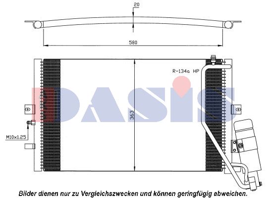 AKS DASIS Kondensaator,kliimaseade 192003N